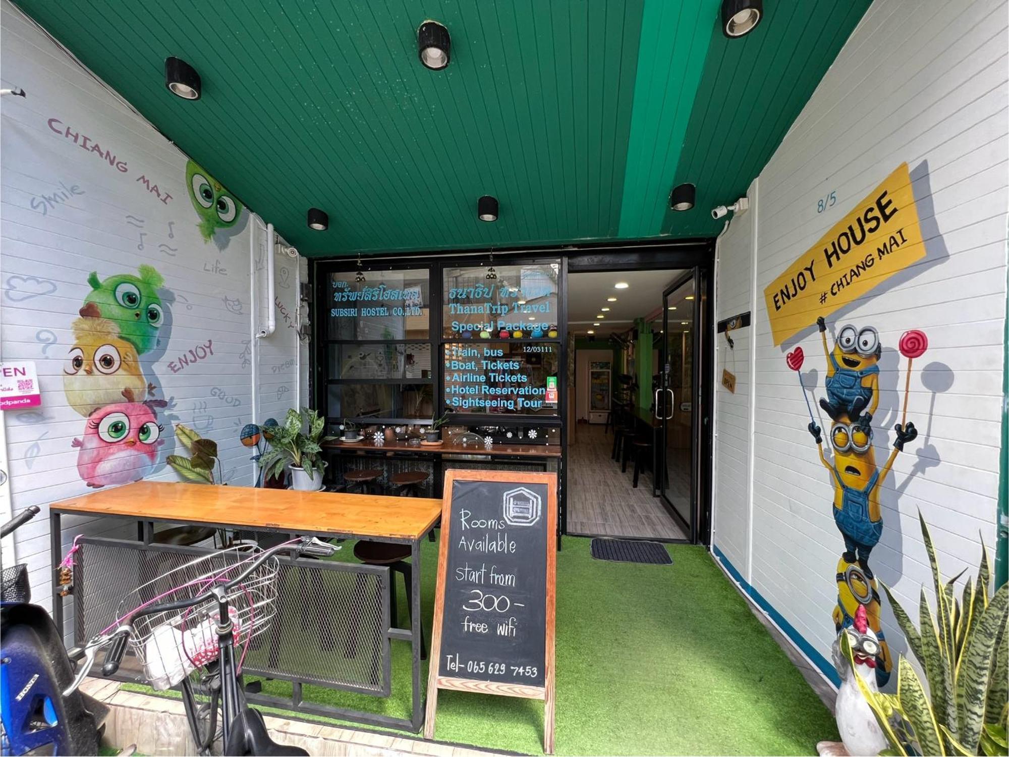 Hostel Lazy Gibbon 1 Chiang Mai - Tha Phae Gate Exterior foto